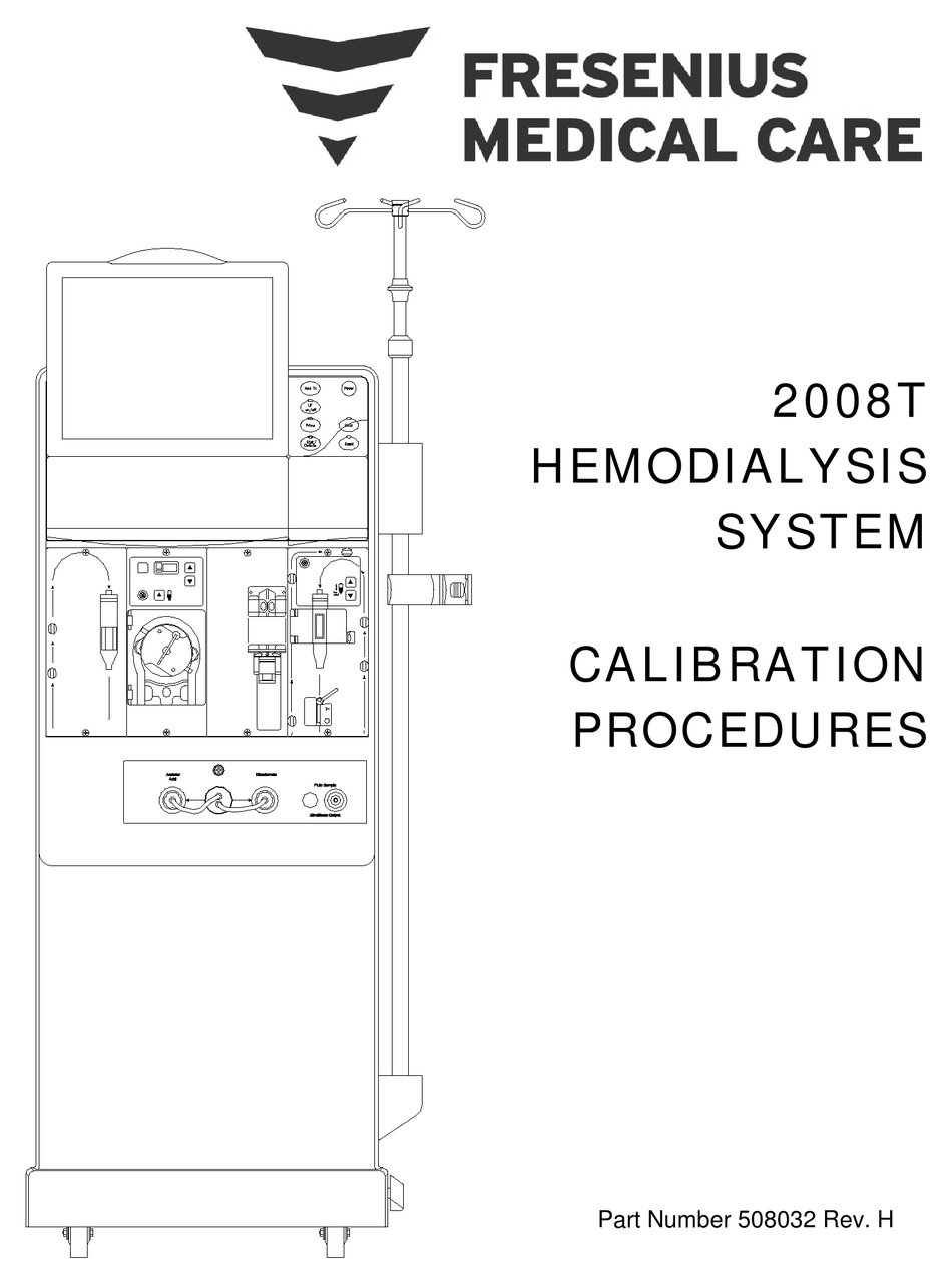 Fresenius 2008T Dialysis Machine Diagram / 20 F 1 A2227417z20 F Htm 20