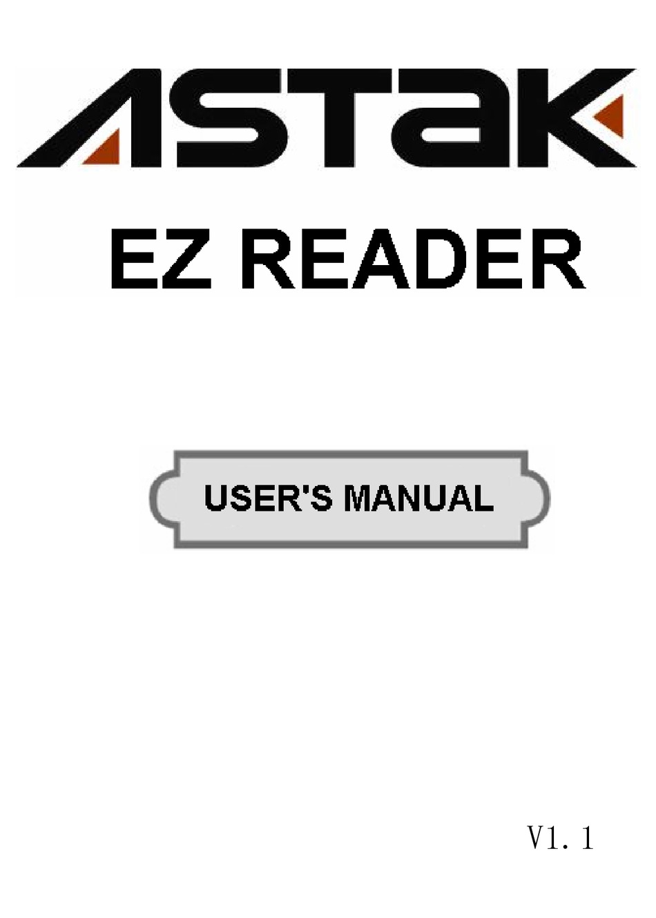 ASTAK EZ READER USER MANUAL Pdf Download | ManualsLib