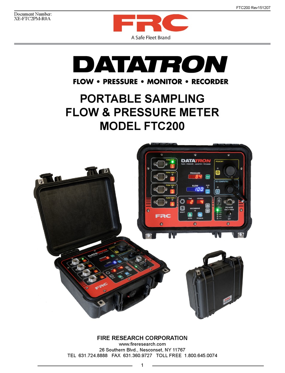 FRC DATATRON FTC200 MANUAL Pdf Download ManualsLib