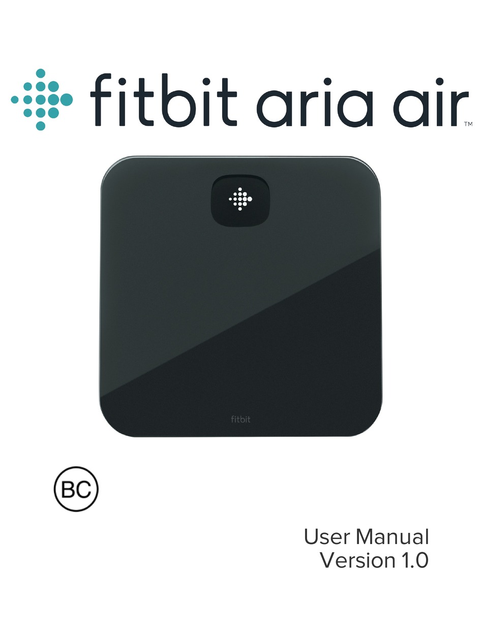 fitbit aria air manual
