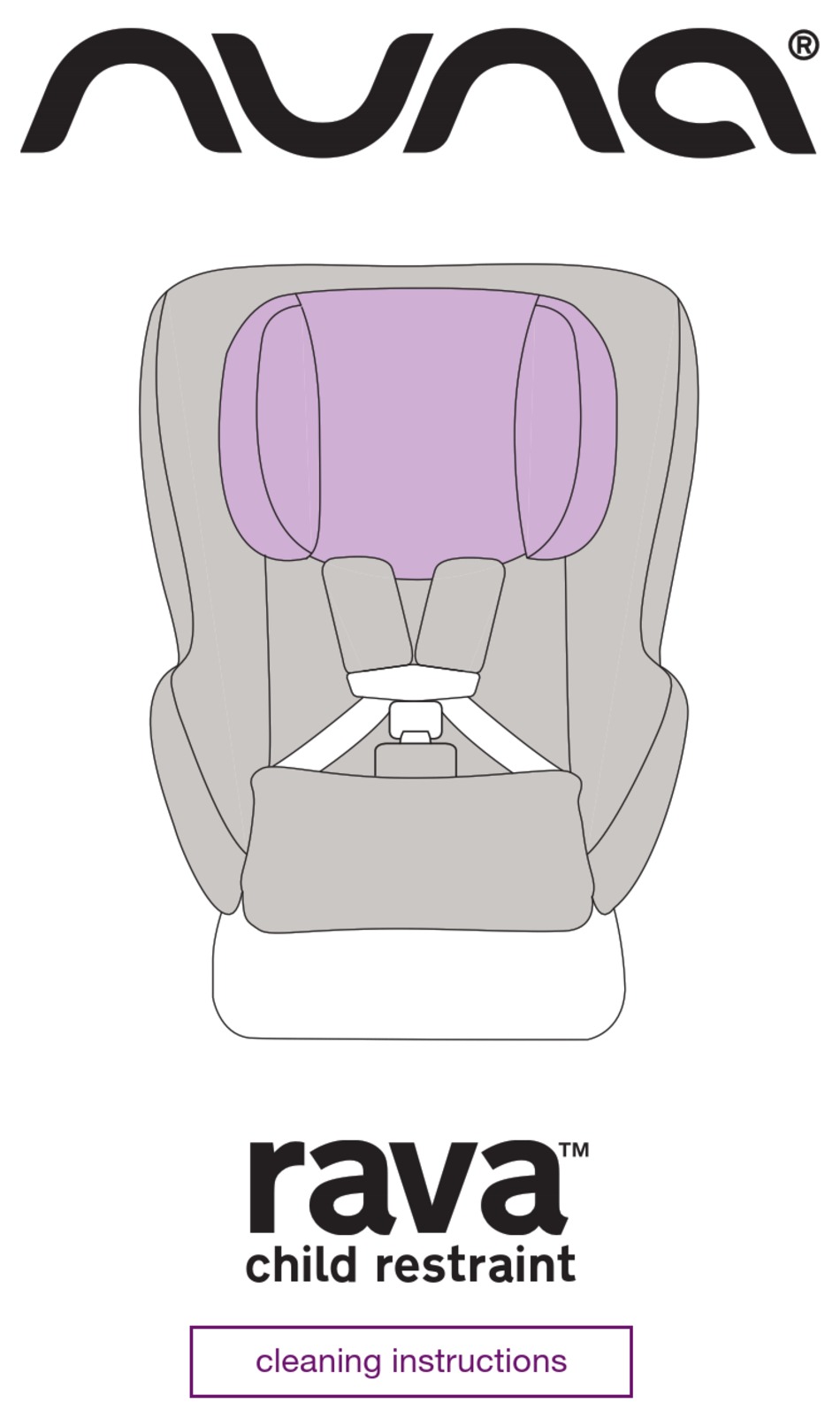 NUNA RAVA CLEANING INSTRUCTIONS MANUAL Pdf Download ManualsLib
