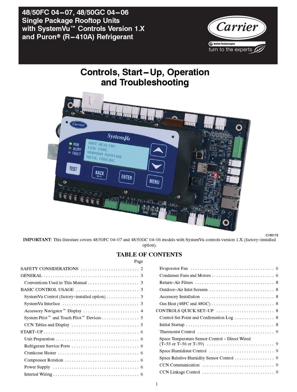 carrier-48fc-series-controls-start-up-operation-and-troubleshooting