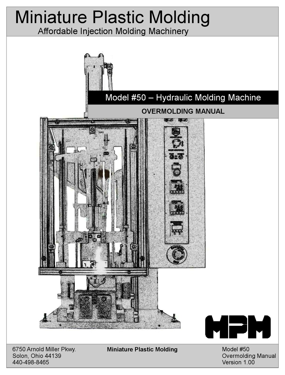 MPM 50 OVERMOLDING MANUAL Pdf Download | ManualsLib