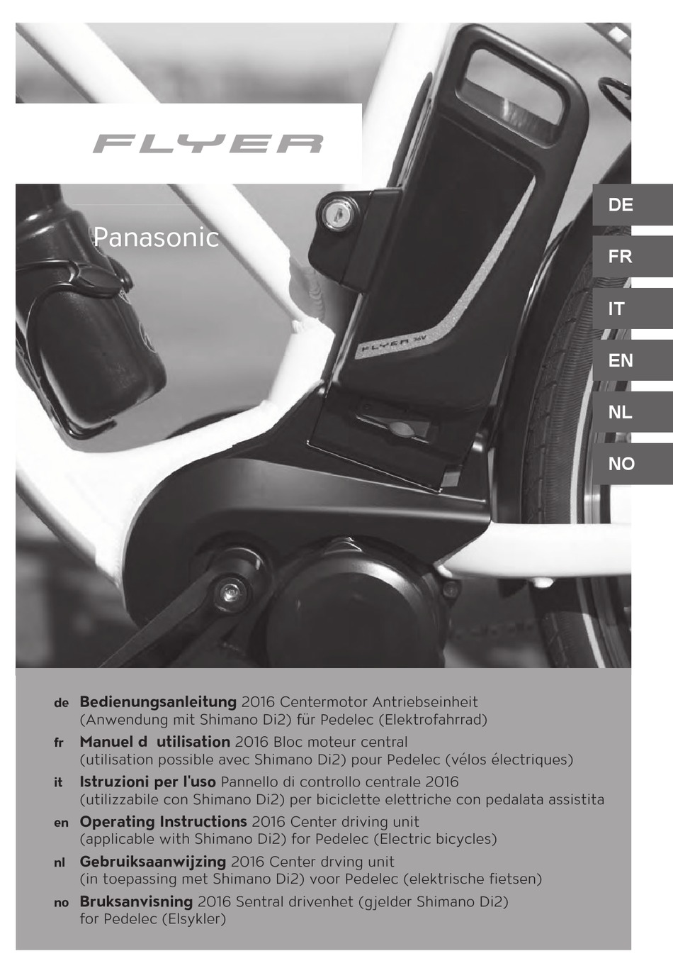PANASONIC FLYER OPERATING INSTRUCTIONS MANUAL Pdf Download ManualsLib
