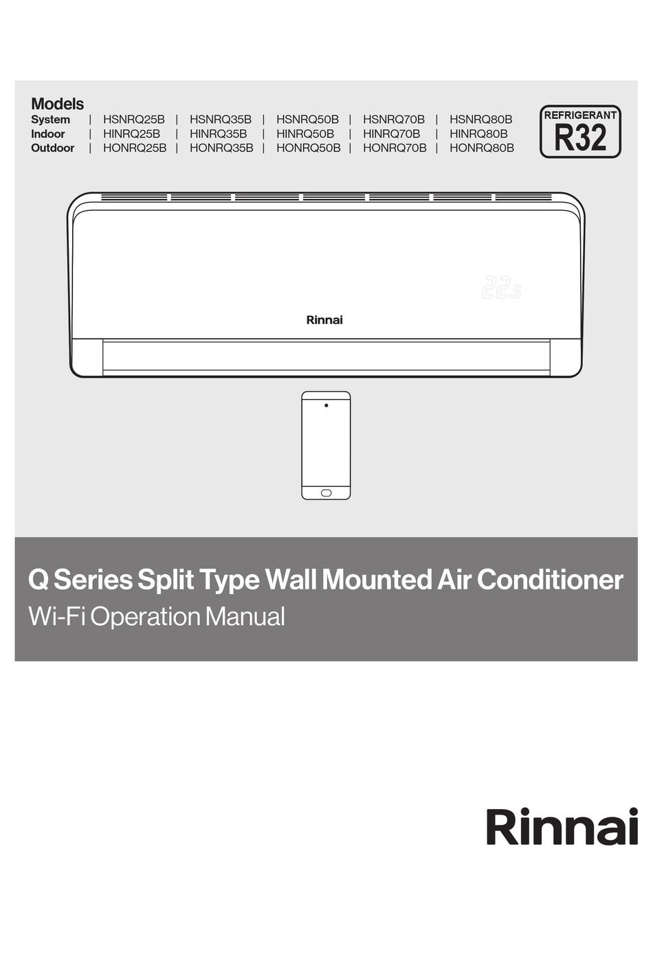 Rinnai Q Series Operation Manual Pdf Download Manualslib