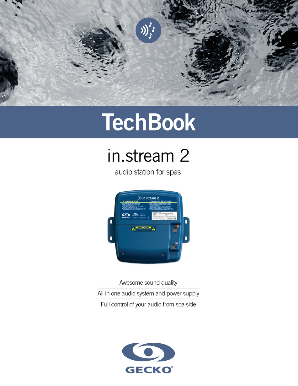 GECKO IN.STREAM 2 TECH BOOK Pdf Download | ManualsLib