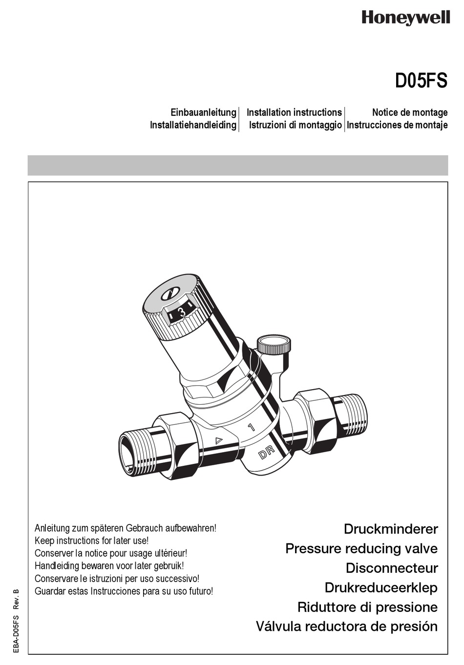 HONEYWELL D05FS INSTALLATION INSTRUCTIONS MANUAL Pdf Download | ManualsLib