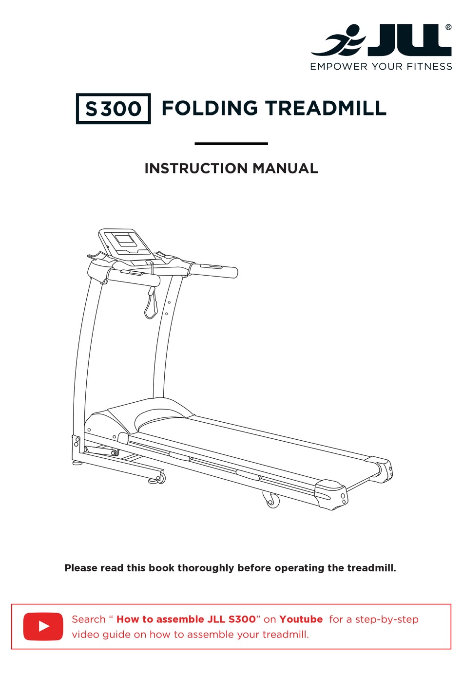 jll s300 treadmill