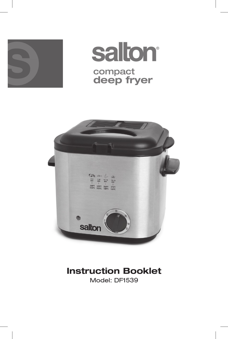 Salton Compact Deep Fryer - DF1539