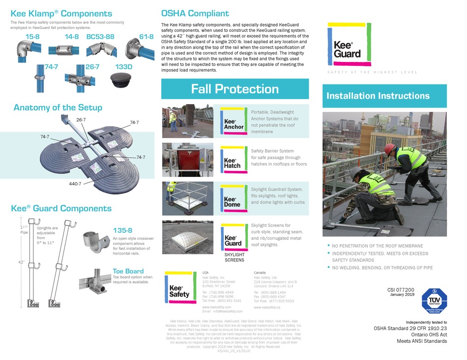 KEE SAFETY KEE GUARD INSTALLATION INSTRUCTIONS Pdf Download ManualsLib