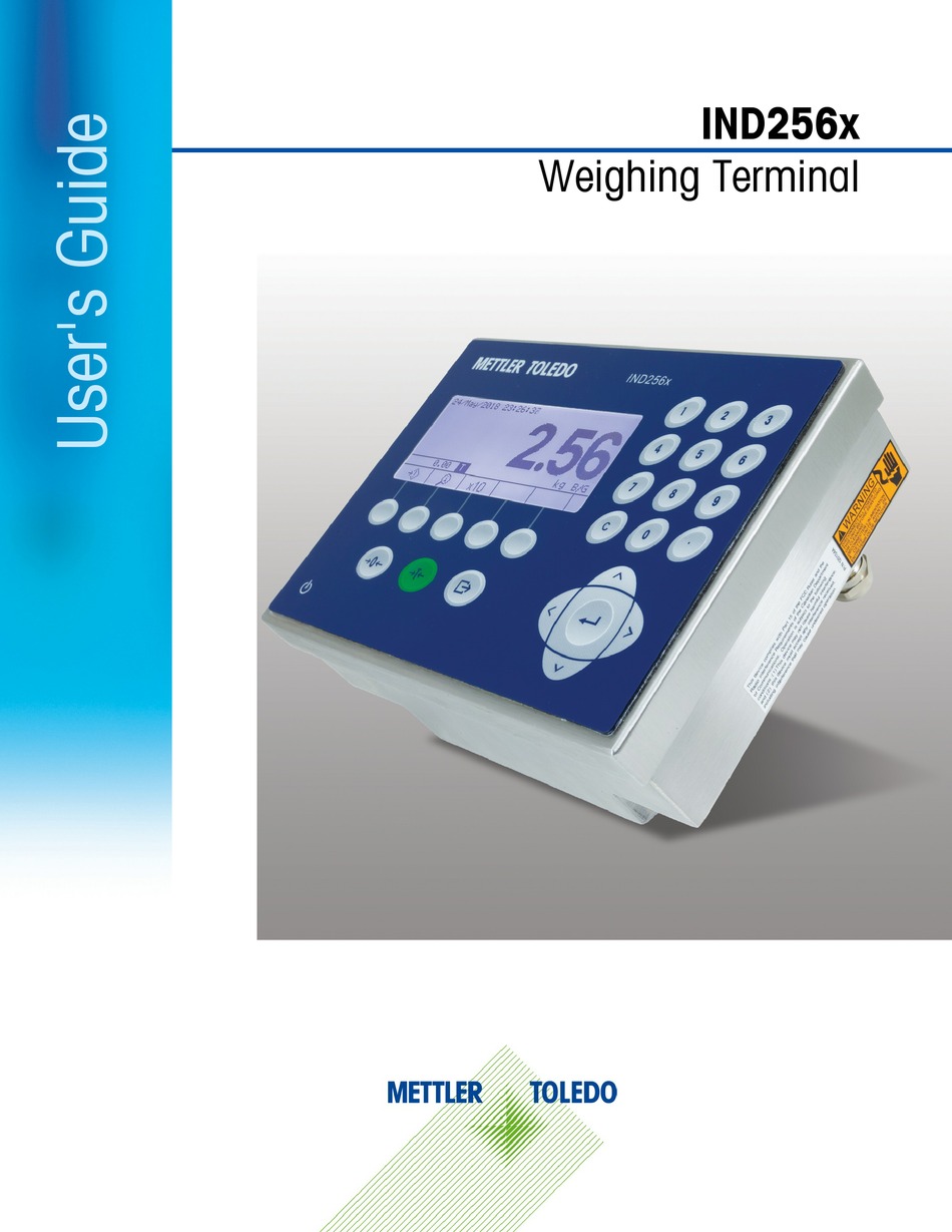 METTLER TOLEDO IND256X USER MANUAL Pdf Download | ManualsLib