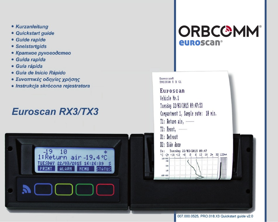 ORBCOMM EUROSCAN SERIES QUICK START MANUAL Pdf Download | ManualsLib