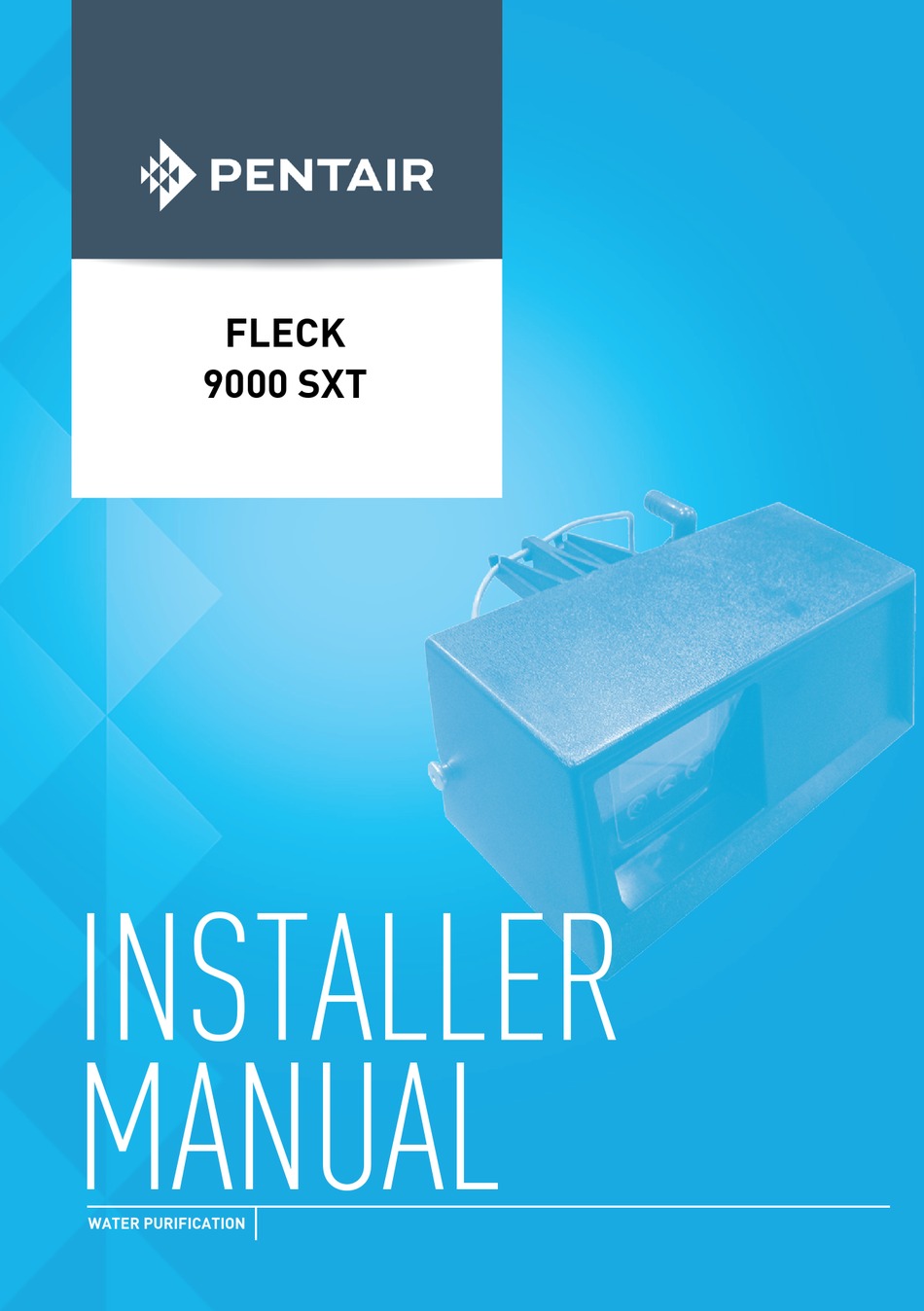 Pentair Fleck 9000 Sxt Installer Manual Pdf Download Manualslib