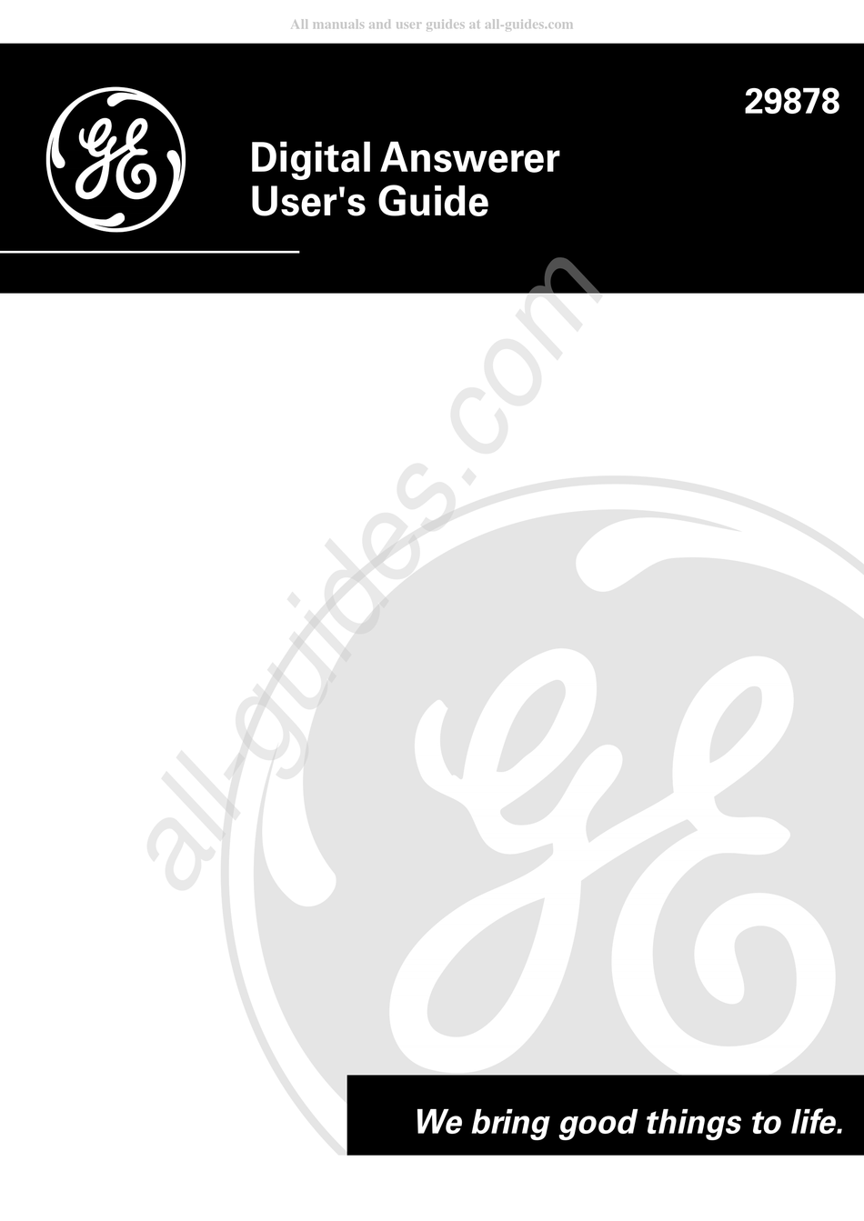 GE 29878 USER MANUAL Pdf Download | ManualsLib