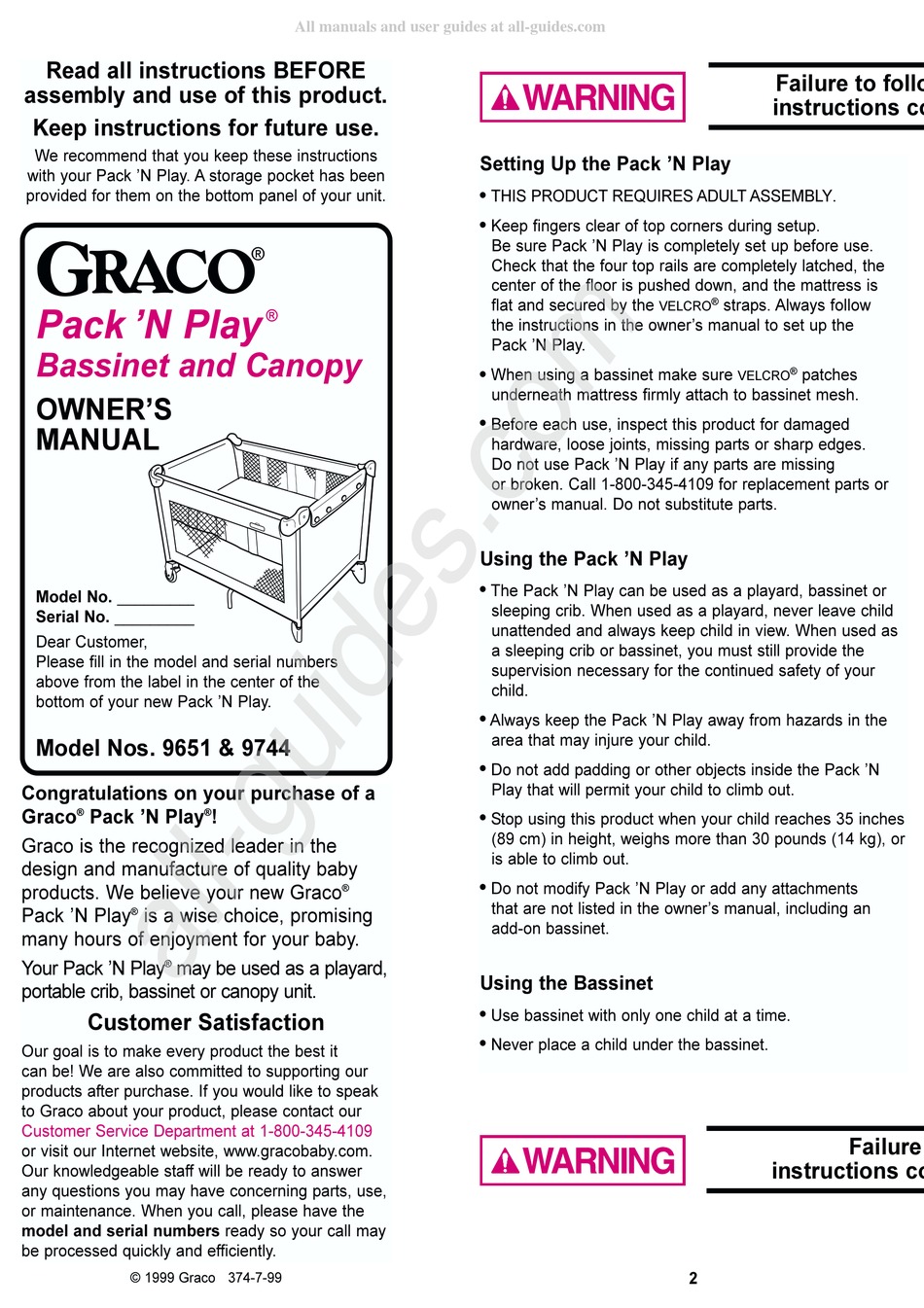 GRACO PACK 