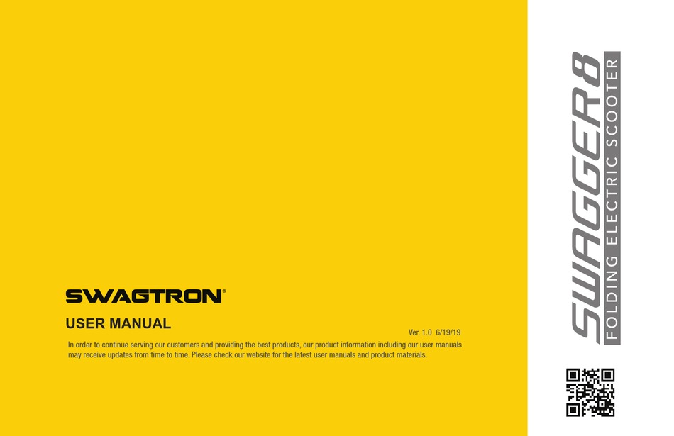SWAGTRON SWAGGER 8 USER MANUAL Pdf Download | ManualsLib