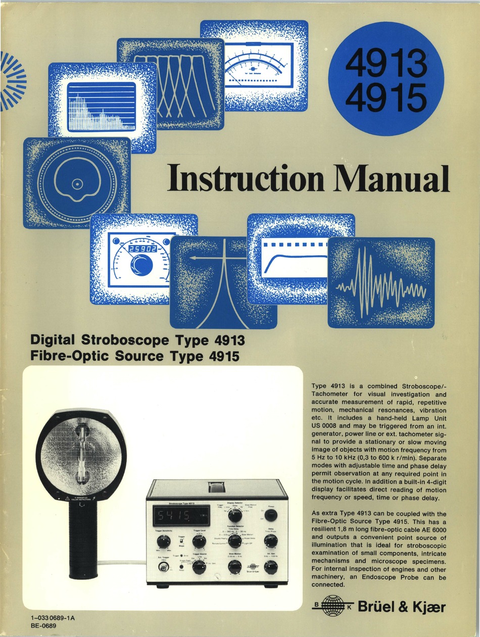 BRUEL & KJAER 4915 INSTRUCTION MANUAL Pdf Download | ManualsLib