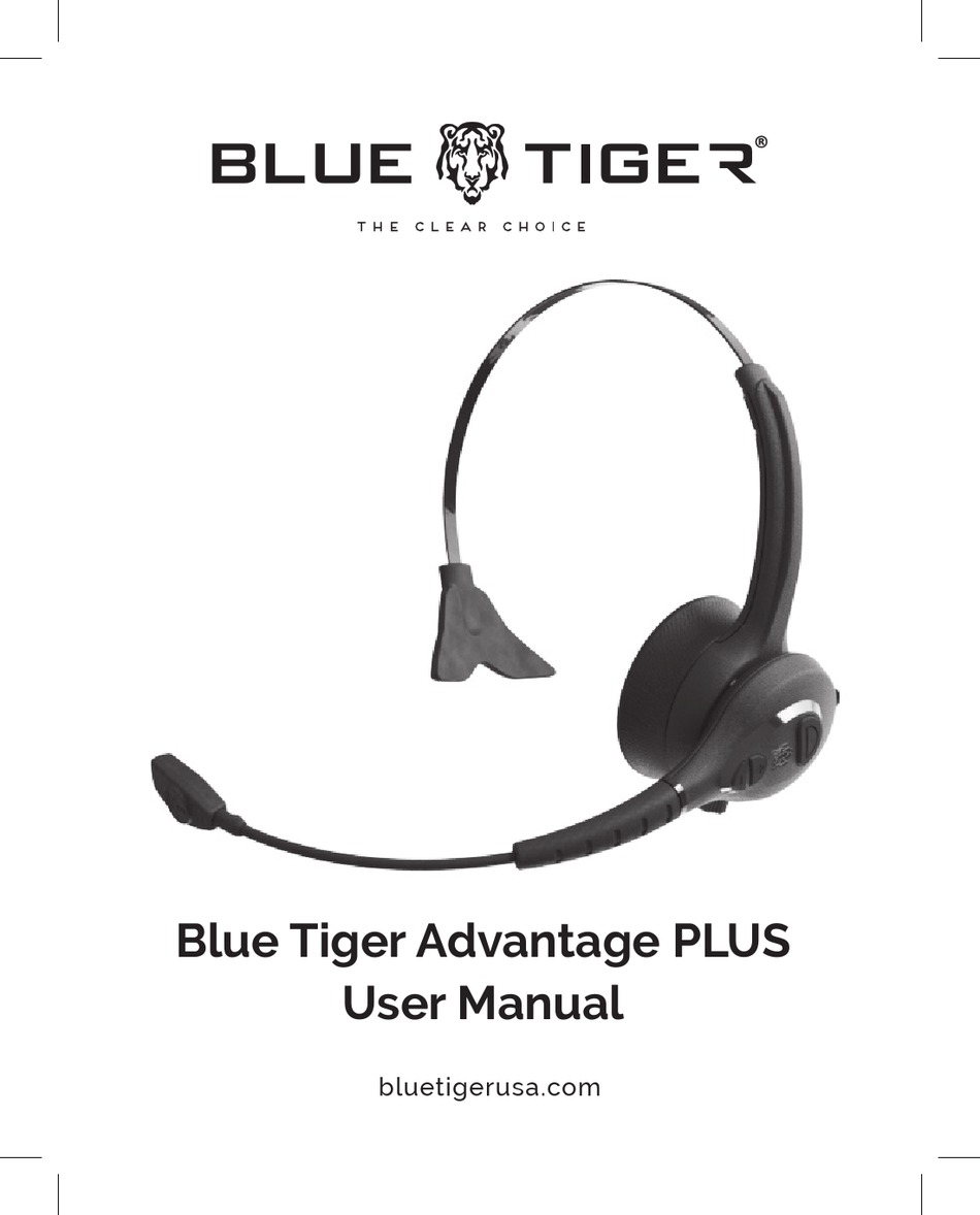 blue tiger advantage plus headset