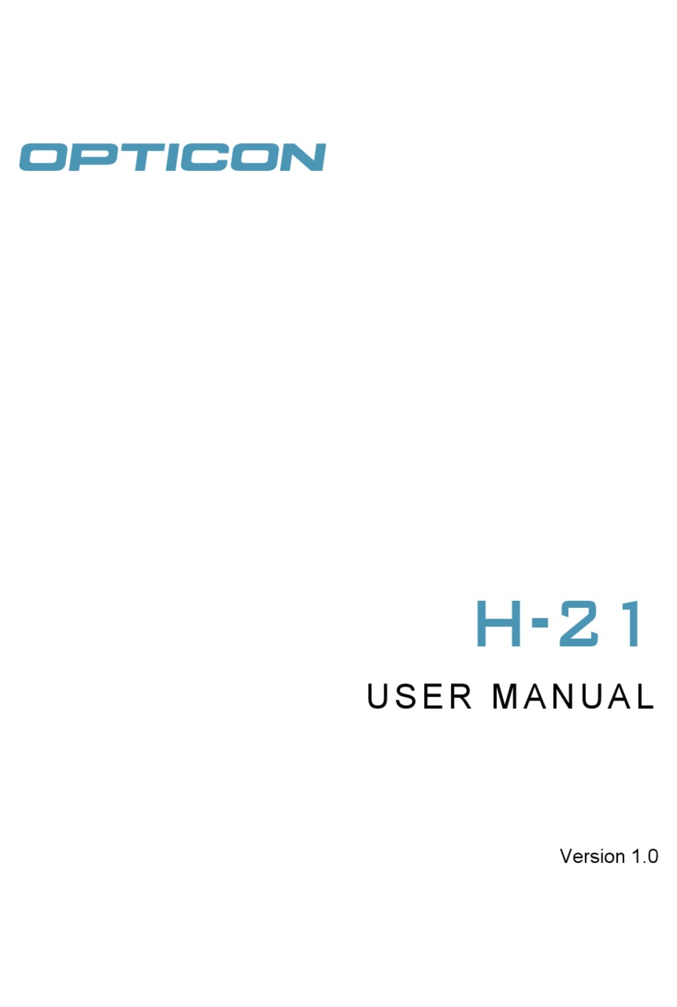 Opticon H 21 User Manual Pdf Download Manualslib