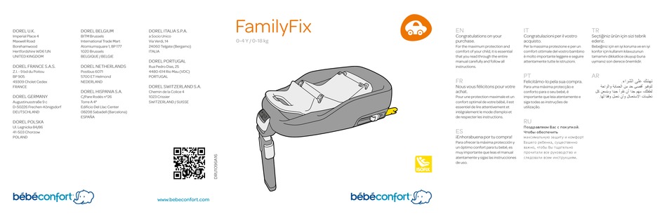 Bebe Confort Familyfix Manual Pdf Download Manualslib