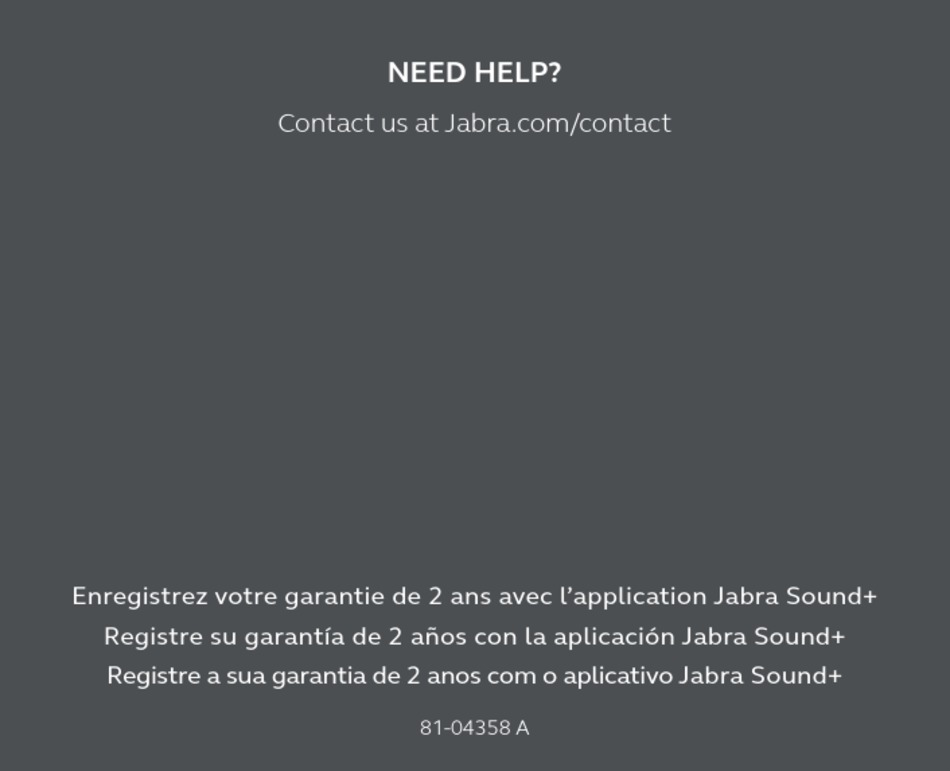 JABRA OTE070 GET STARTED Pdf Download 