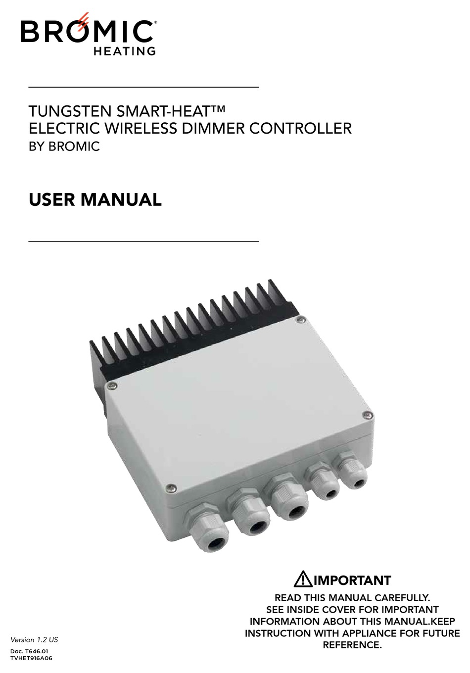 BROMIC HEATING TUNGSTEN SMARTHEAT USER MANUAL Pdf Download ManualsLib