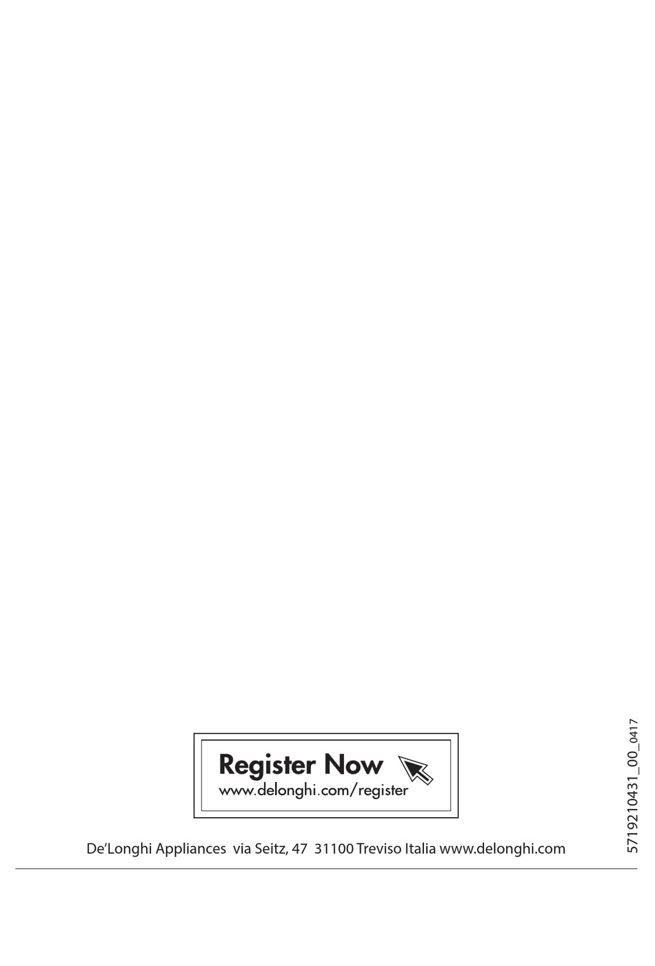 DELONGHI XL130.21 INSTRUCTIONS FOR USE MANUAL Pdf Download | ManualsLib