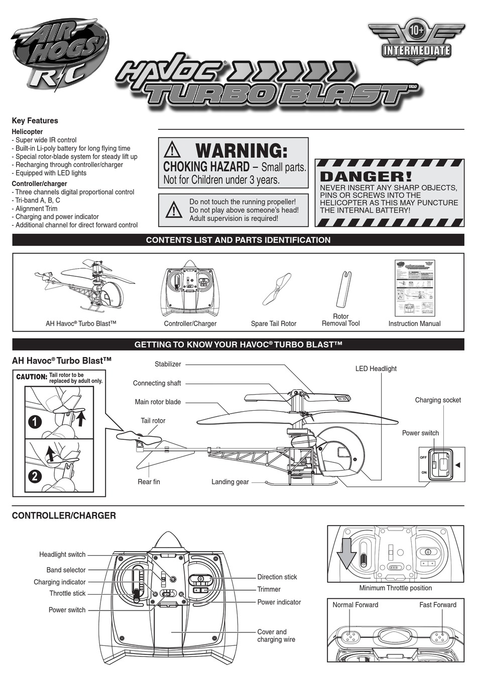 AIR HOGS HAVOC TURBO BLAST QUICK START MANUAL Pdf Download ManualsLib