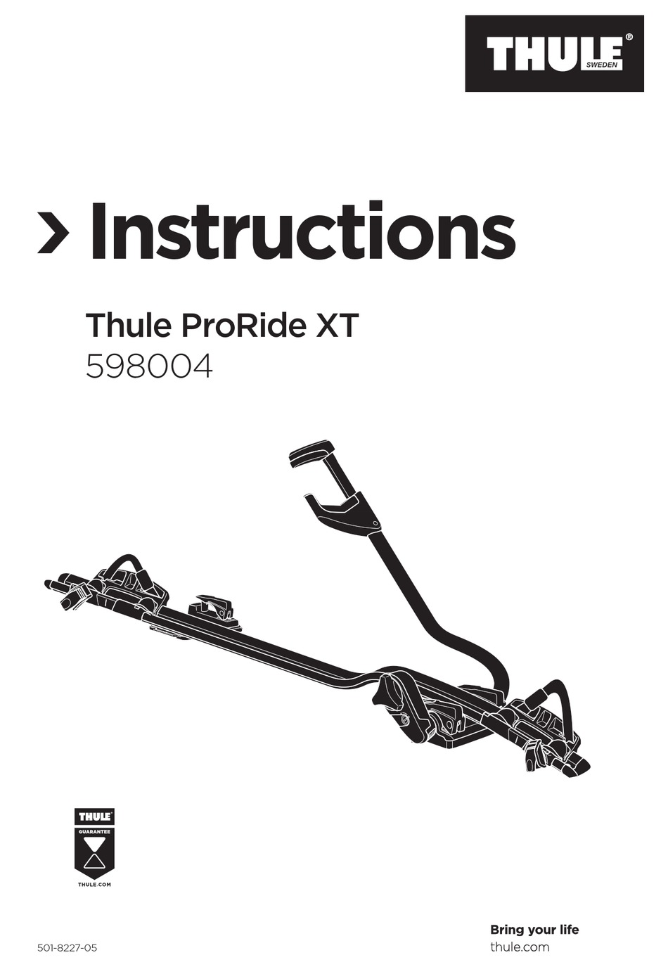 thule 598004 proride xt bike carrier