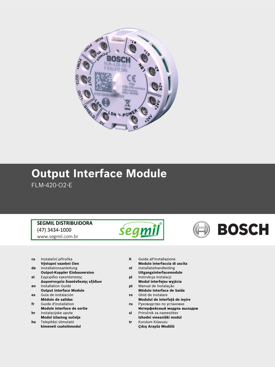 BOSCH FLM-420-O2-E INSTALLATION MANUAL Pdf Download | ManualsLib