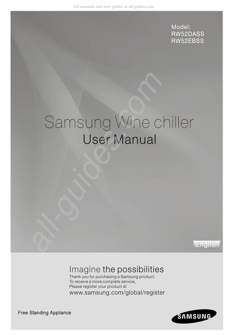 SAMSUNG RW52DASS USER MANUAL Pdf Download ManualsLib