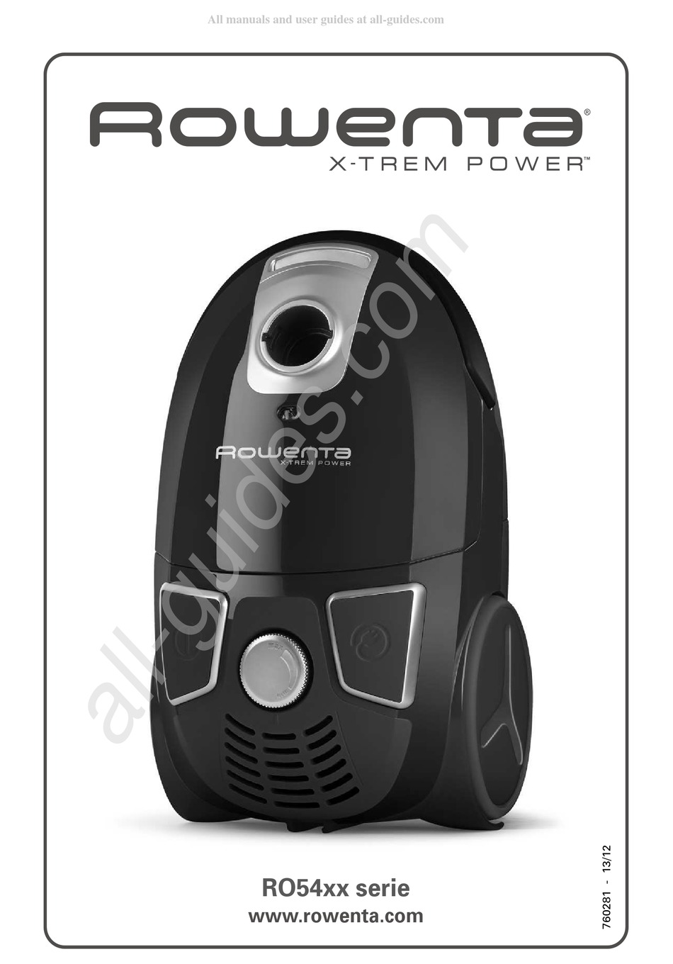 User manual Rowenta Silence Force Extreme Compact RO5651 (English