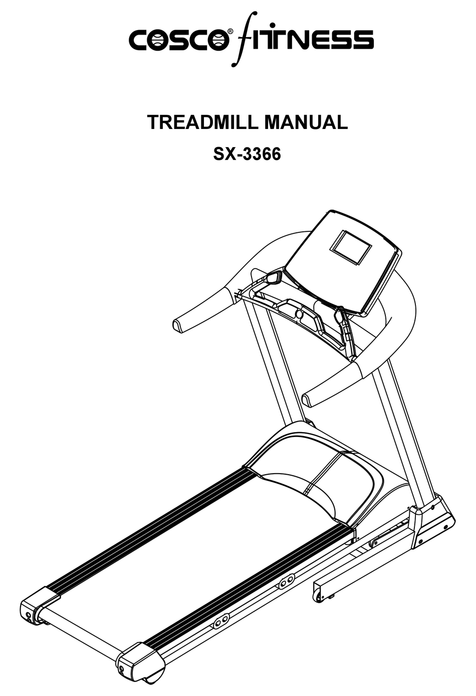 Cosco cmtm best sale sx 3030 treadmill