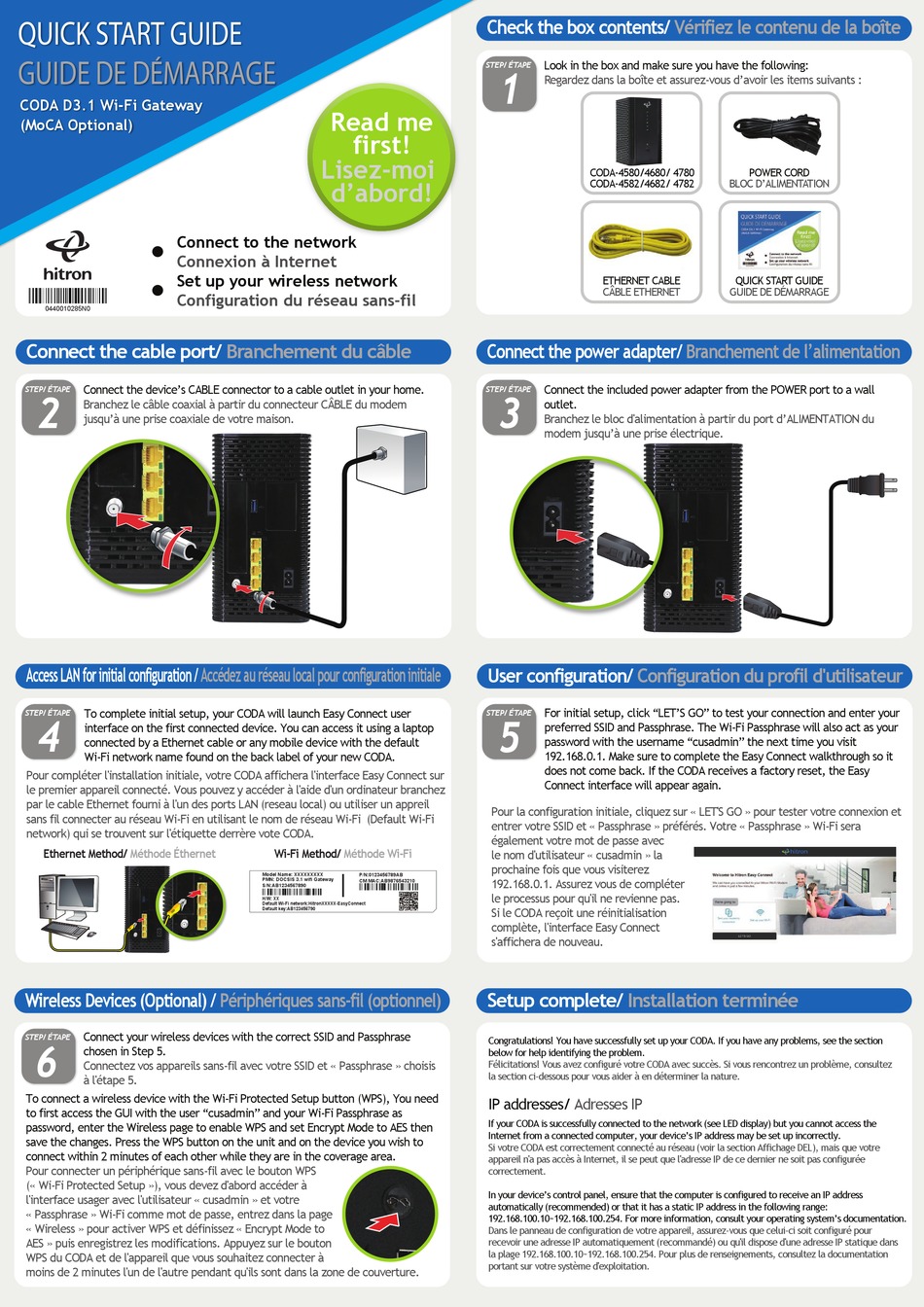 HITRON CODA D3.1 QUICK START MANUAL Pdf Download ManualsLib