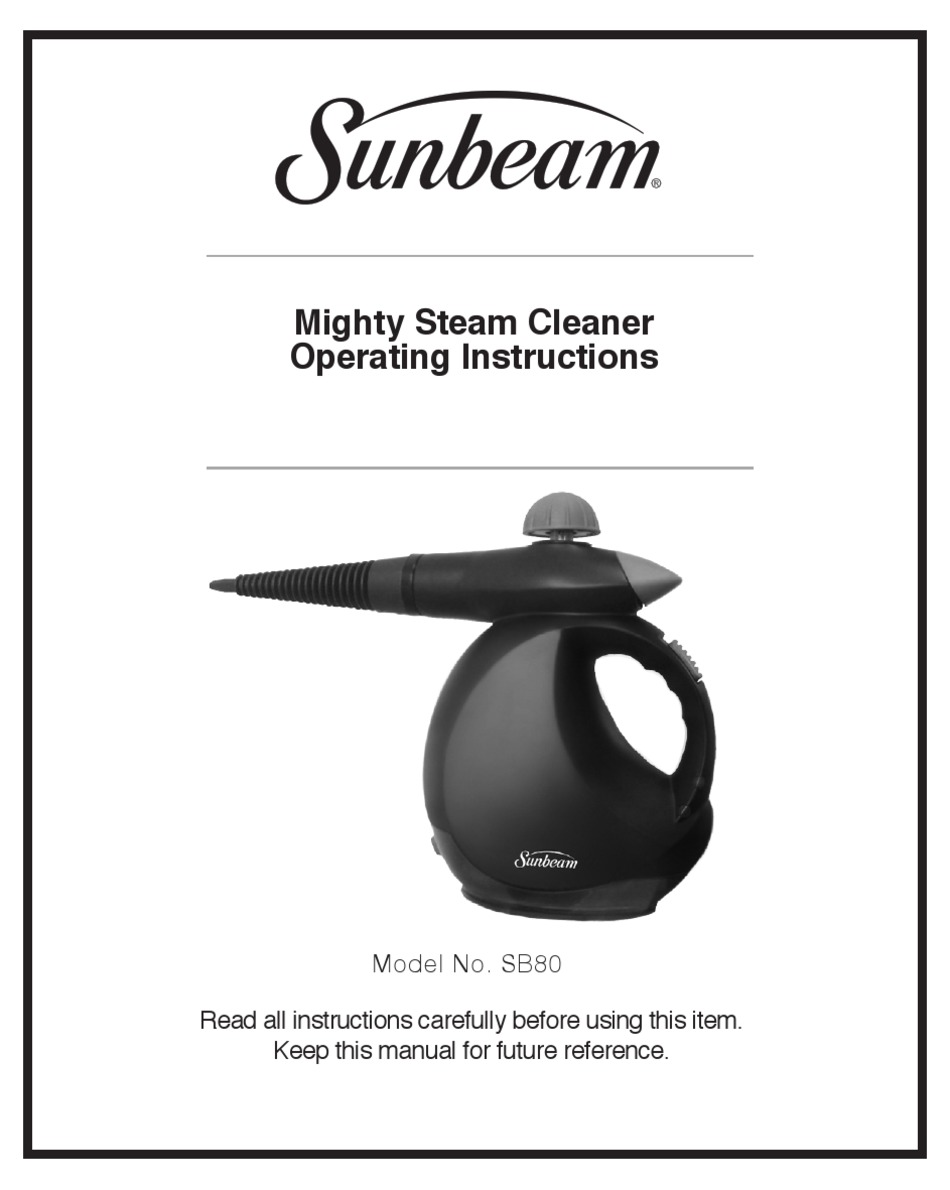 SUNBEAM SB80 OPERATING INSTRUCTIONS MANUAL Pdf Download ManualsLib