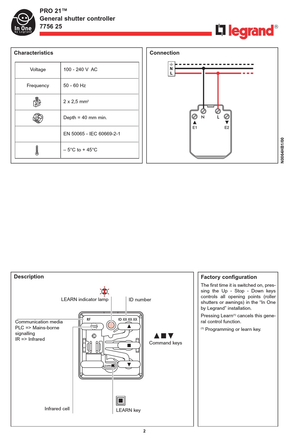 Legrand Pro 21 7756 25 Manual Pdf Download Manualslib