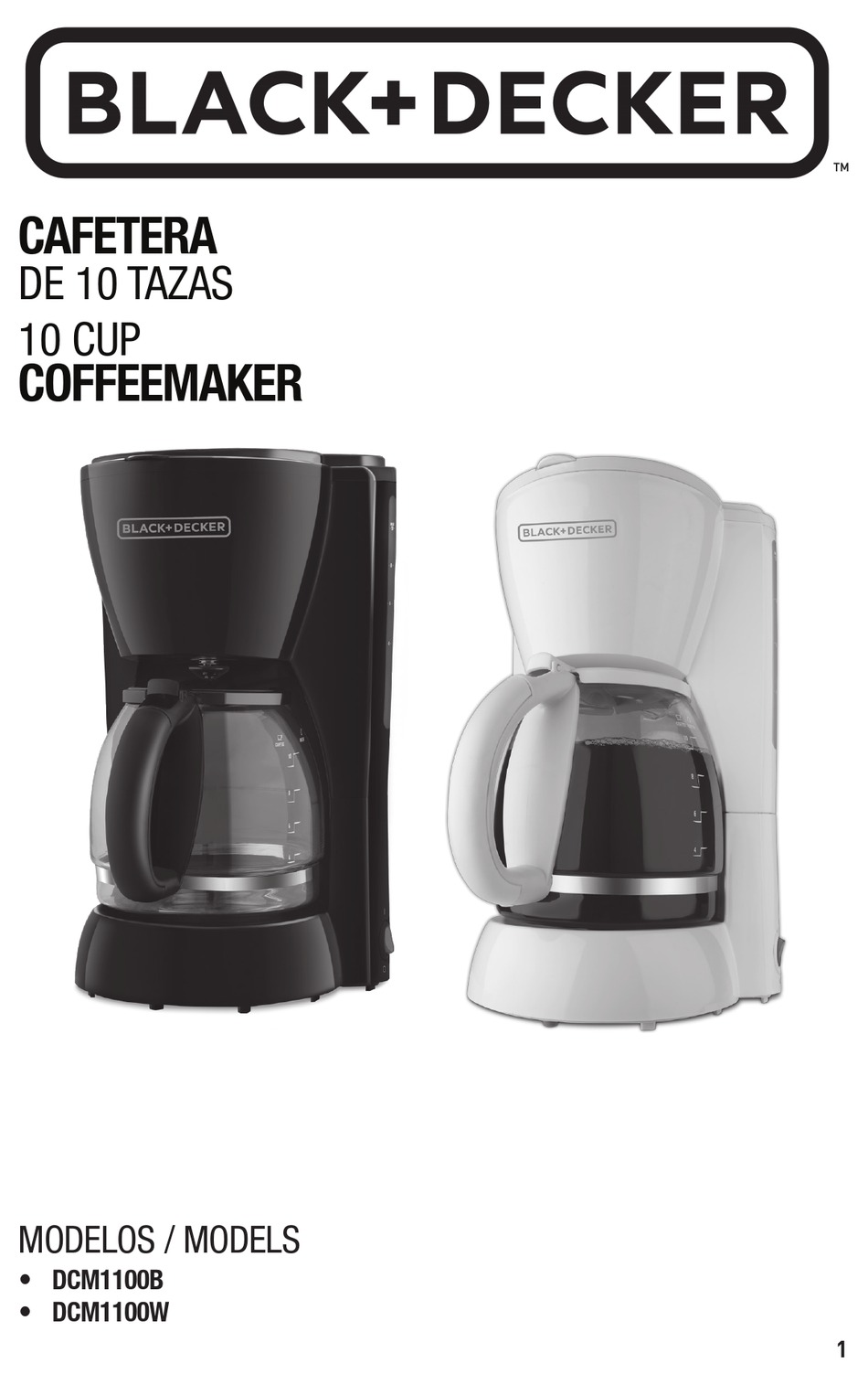 BLACK+DECKER DCM1100B MANUAL Pdf Download | ManualsLib