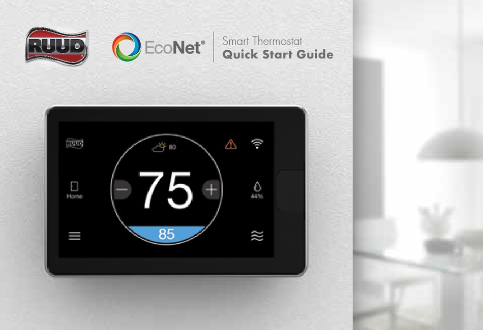 wifi app download and sign up and pair thermostat