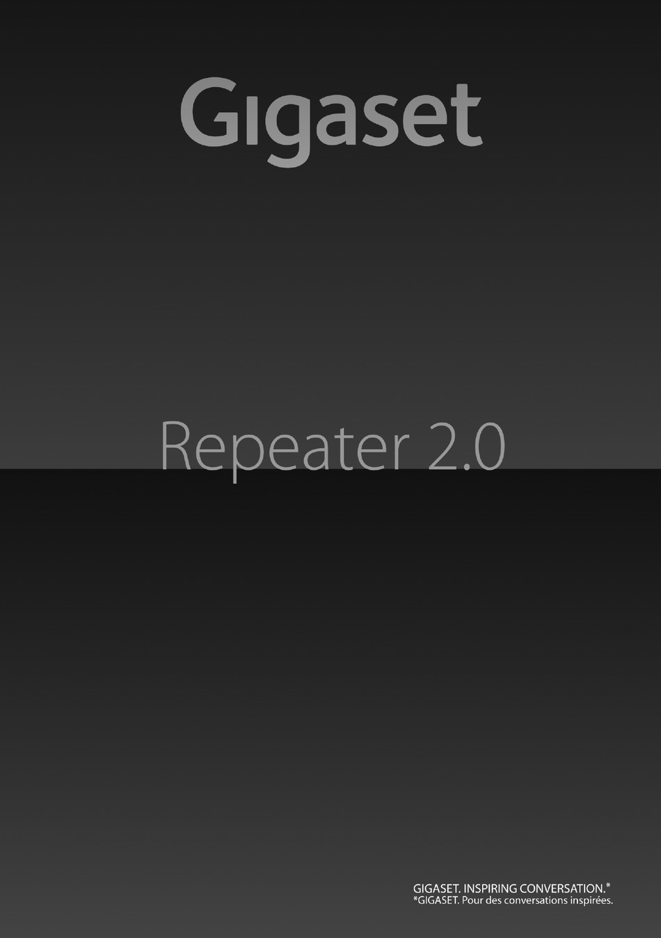 GIGASET REPEATER 2.0 USER MANUAL Pdf Download | ManualsLib
