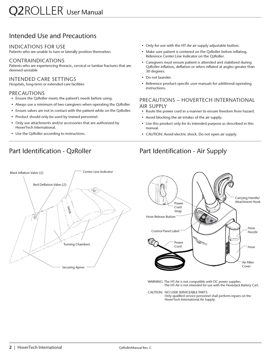 HOVERTECH Q2ROLLER HTR-200 USER MANUAL Pdf Download | ManualsLib