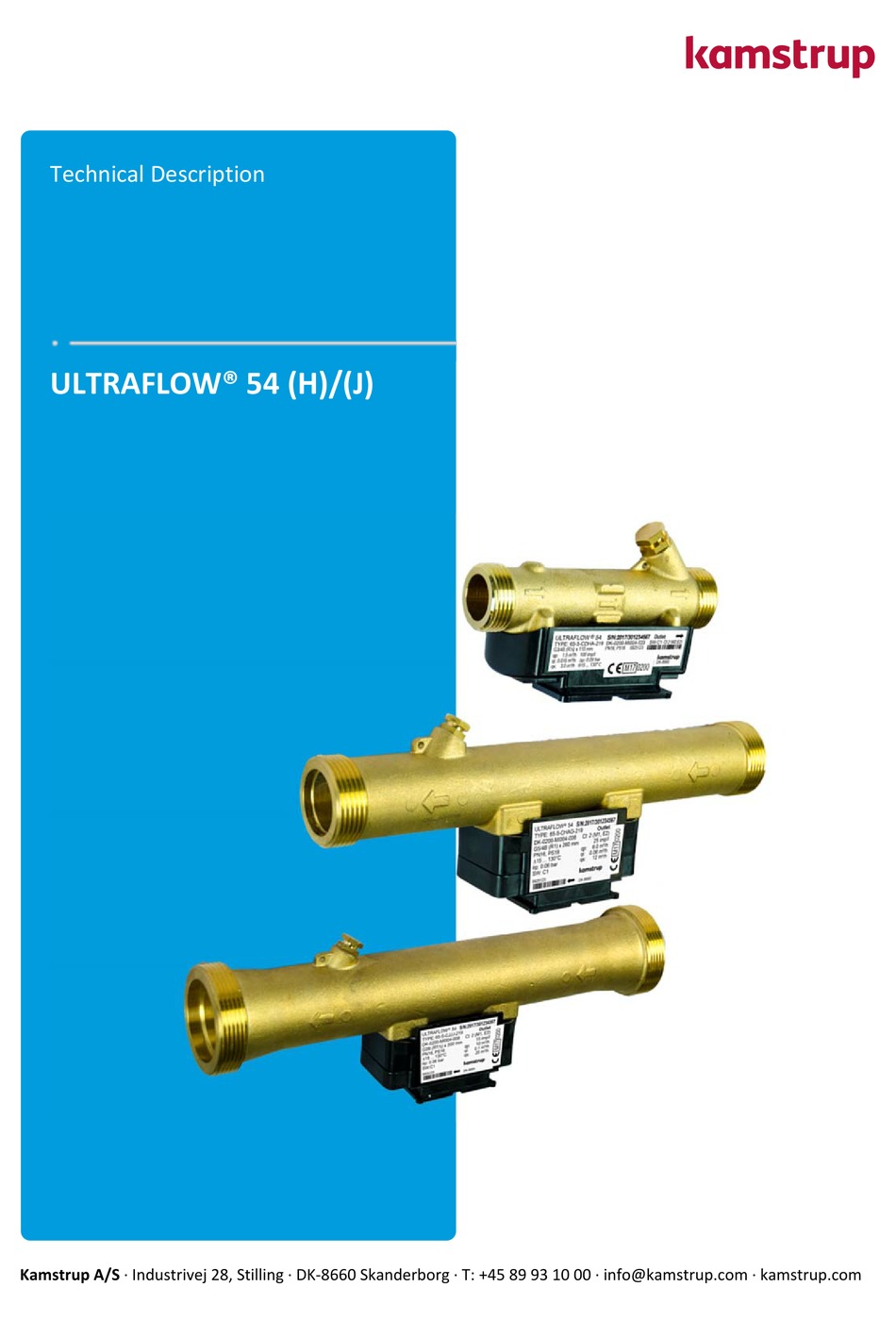 KAMSTRUP ULTRAFLOW 54 SERIES TECHNICAL DESCRIPTION Pdf Download ...