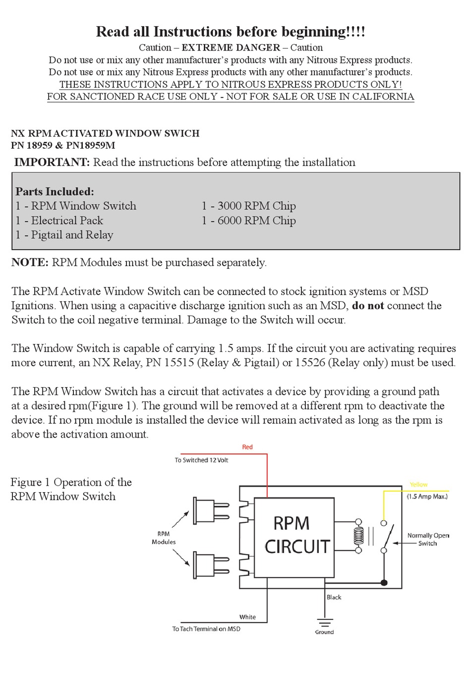 NITROUS EXPRESS 18959M QUICK START MANUAL Pdf Download ManualsLib
