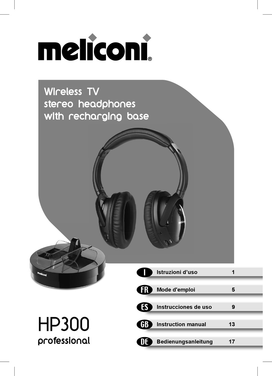 MELICONI HP300 INSTRUCTION MANUAL Pdf Download | ManualsLib