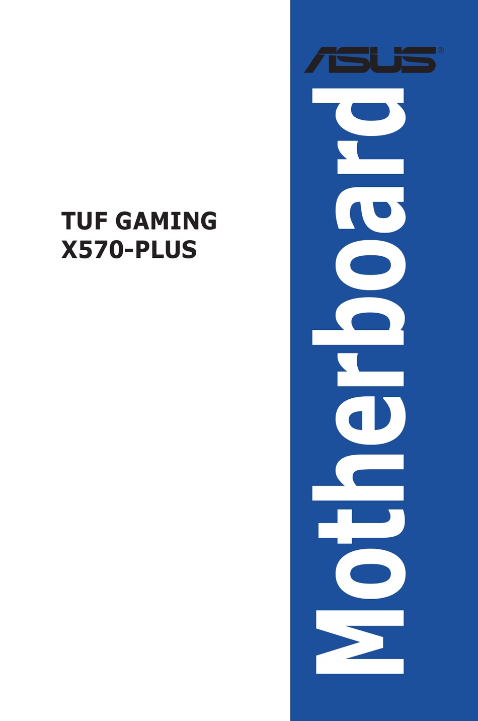 Asus Tuf Gaming X570 Plus Manual Pdf Download Manualslib