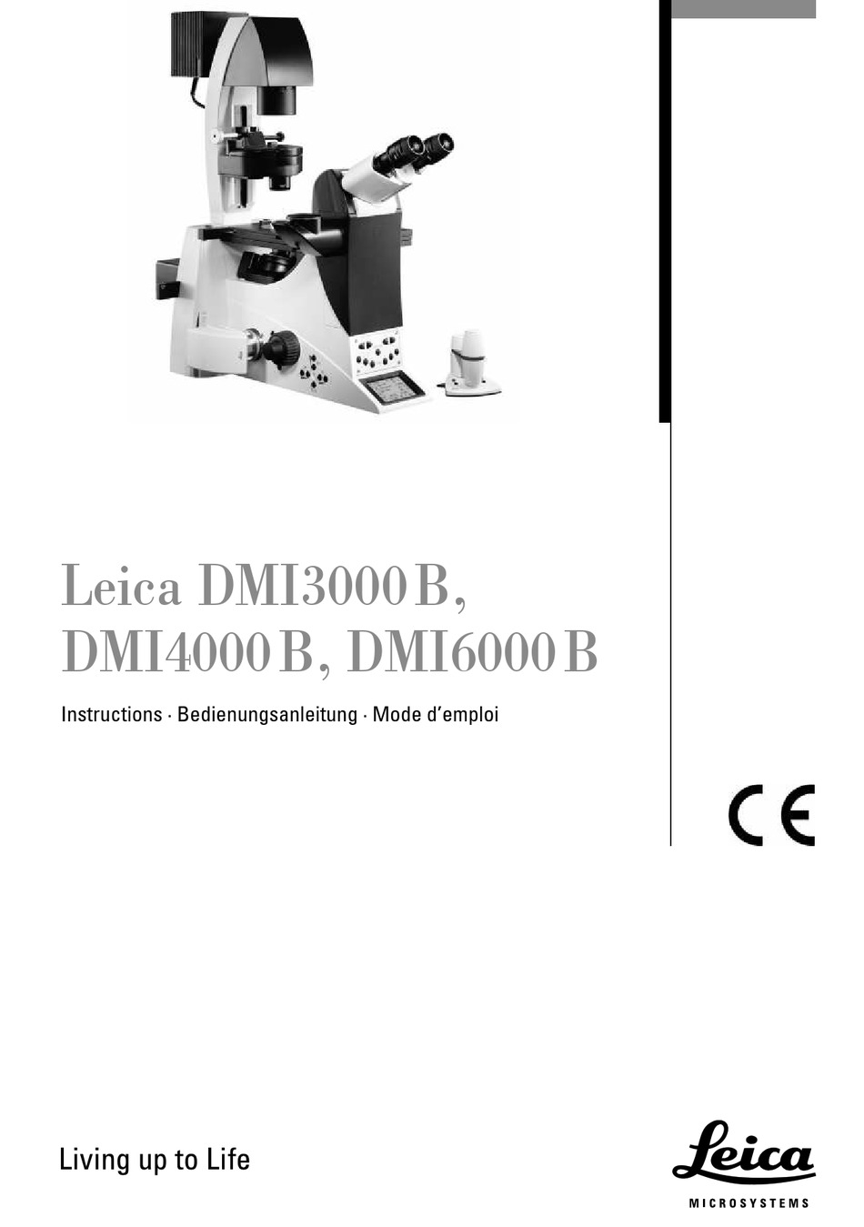 LEICA DMI SERIES INSTRUCTIONS MANUAL Pdf Download | ManualsLib