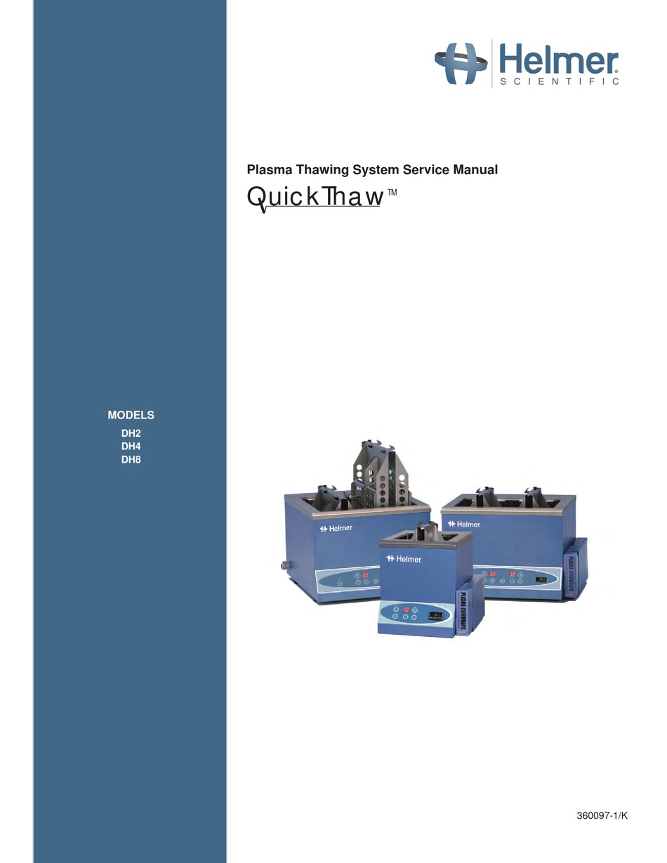 HELMER QUICKTHAW DH2 SERVICE MANUAL Pdf Download ManualsLib