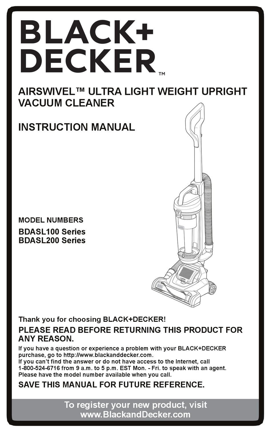 Black Decker Airswivel Bdasl100 Series Instruction Manual Pdf Download Manualslib Black Decker Airswivel Bdasl100 Series Instruction Manual Pdf Download Manualslib
