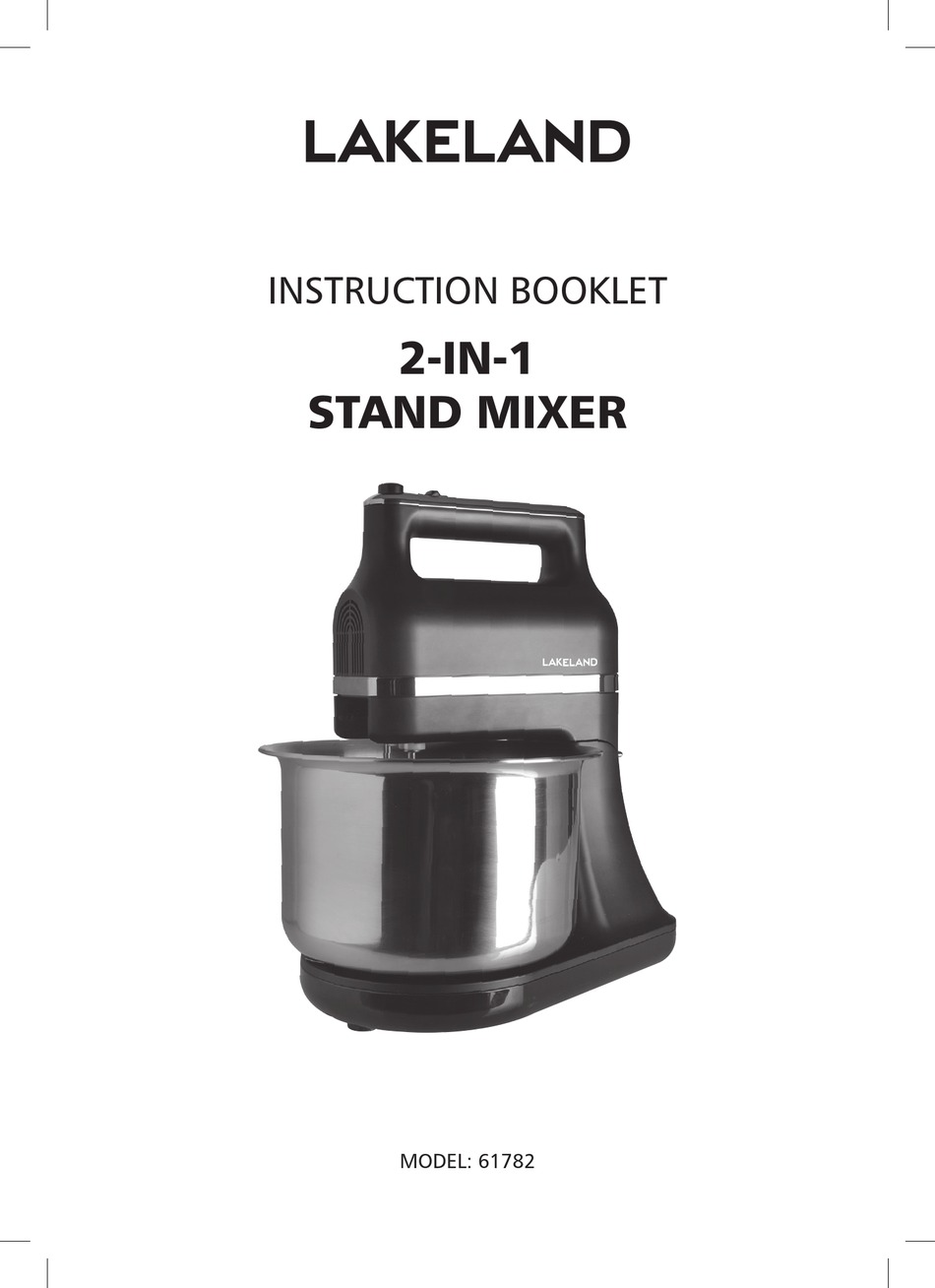 lakeland 2 in 1 stand mixer