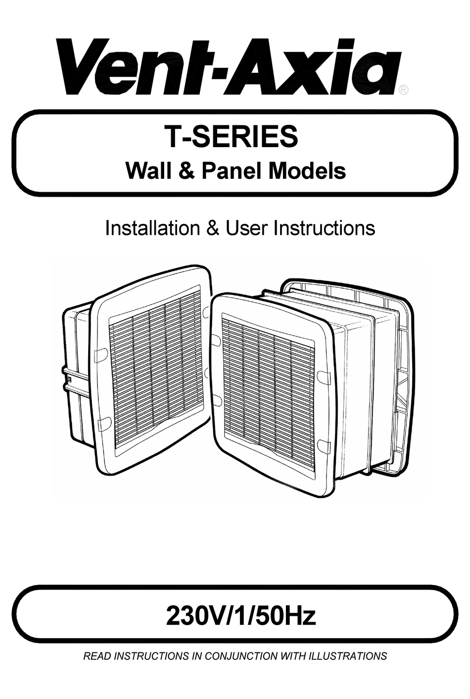 VENTAXIA T SERIES INSTALLATION & USER'S INSTRUCTIONS Pdf Download