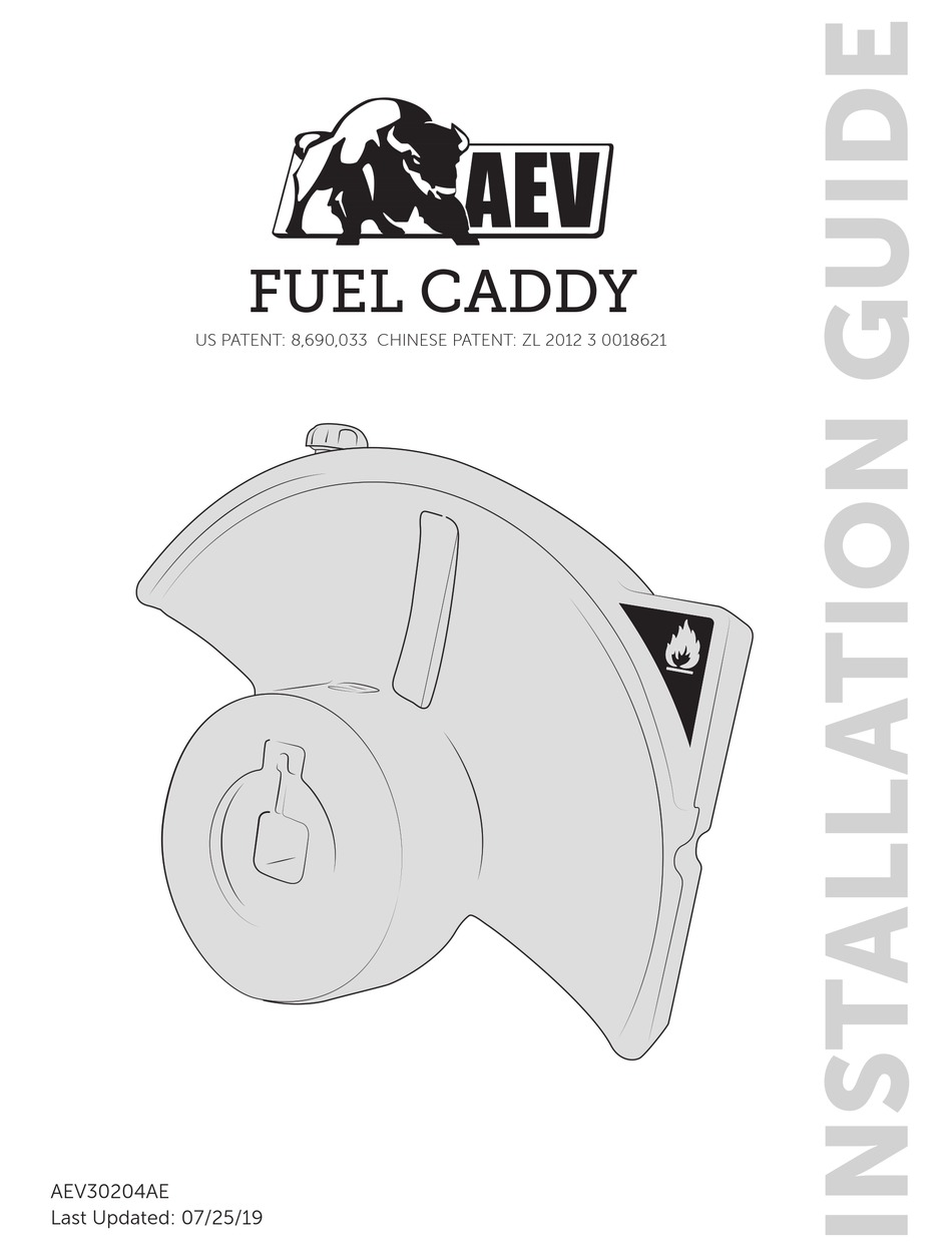 AEV FUEL CADDY INSTALLATION MANUAL Pdf Download ManualsLib